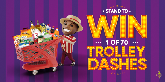 WIN ONE OF 70 TROLLEY DASHES