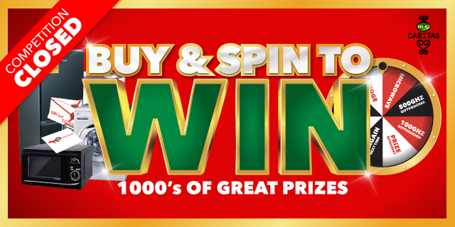 BUY & SPIN TO WIN