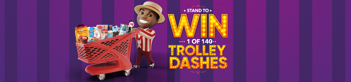 Stand to win 1 of 140 Trolley Dashes