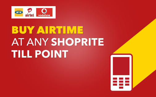 BUY AIRTIME AT ANY SHOPRITE TILL POINT BUY AIRTIME AT ANY SHOPRITE TILL POINT