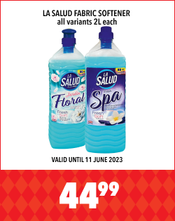 LA SALUD FABRIC SOFTENER ALL VARIANTS 2L EACH, 44,99