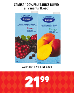 CAMISA 100% FRUIT JUICE BLEND ALL VARIANTS 1L EACH, 21,99