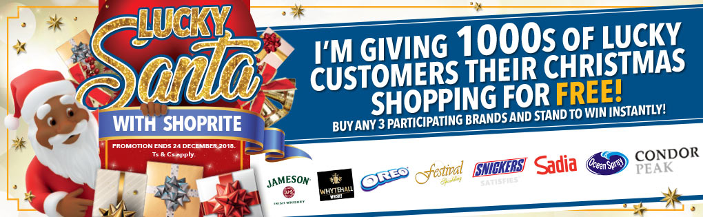 WIN YOUR SHOPPING FOR FREE WITH LUCKY SANTA WIN YOUR SHOPPING FOR FREE WITH LUCKY SANTA