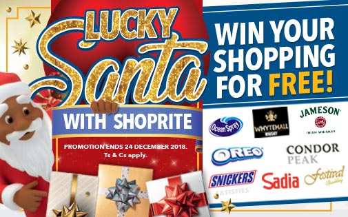 WIN YOUR SHOPPING FOR FREE WITH LUCKY SANTA WIN YOUR SHOPPING FOR FREE WITH LUCKY SANTA