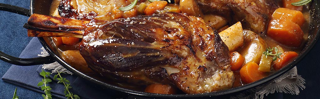 BRAISED LAMB SHANK BRAISED LAMB SHANK