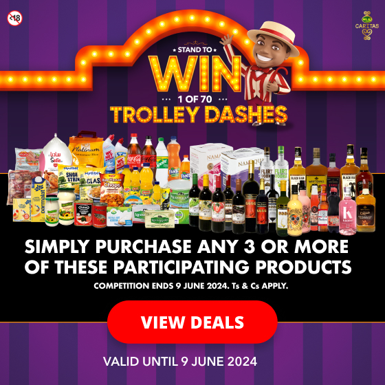 WIN ONE OF 70 TROLLEY DASHES