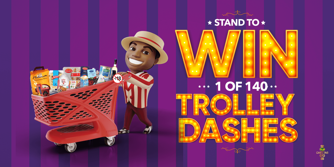 Stand to win 1 of 140 Trolley Dashes