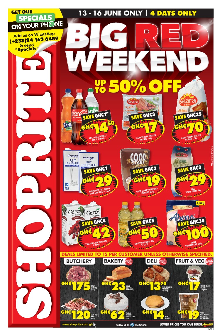specials leaflet