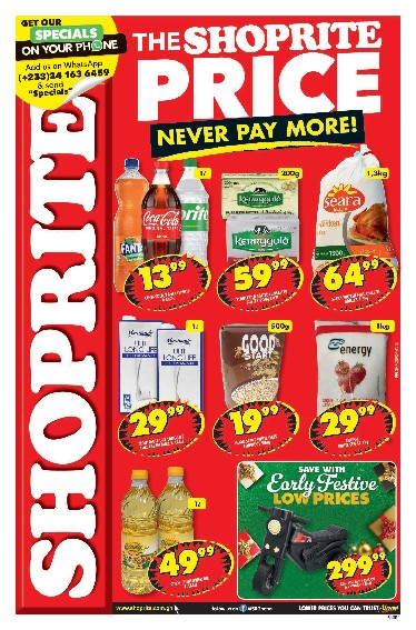 specials leaflet