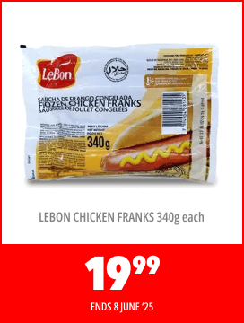 Lebon chicken franks
