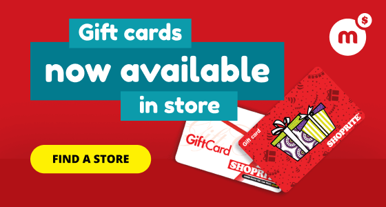Gift cards now available in Store